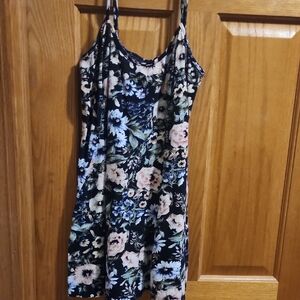 Floral Print Sleeveless Dress